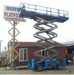 bursa manlift - 18 m Arazi Tipi Makasl Platform ( DESEL )