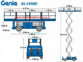 18 m Arazi Tipi Makasl Platform ( DESEL )