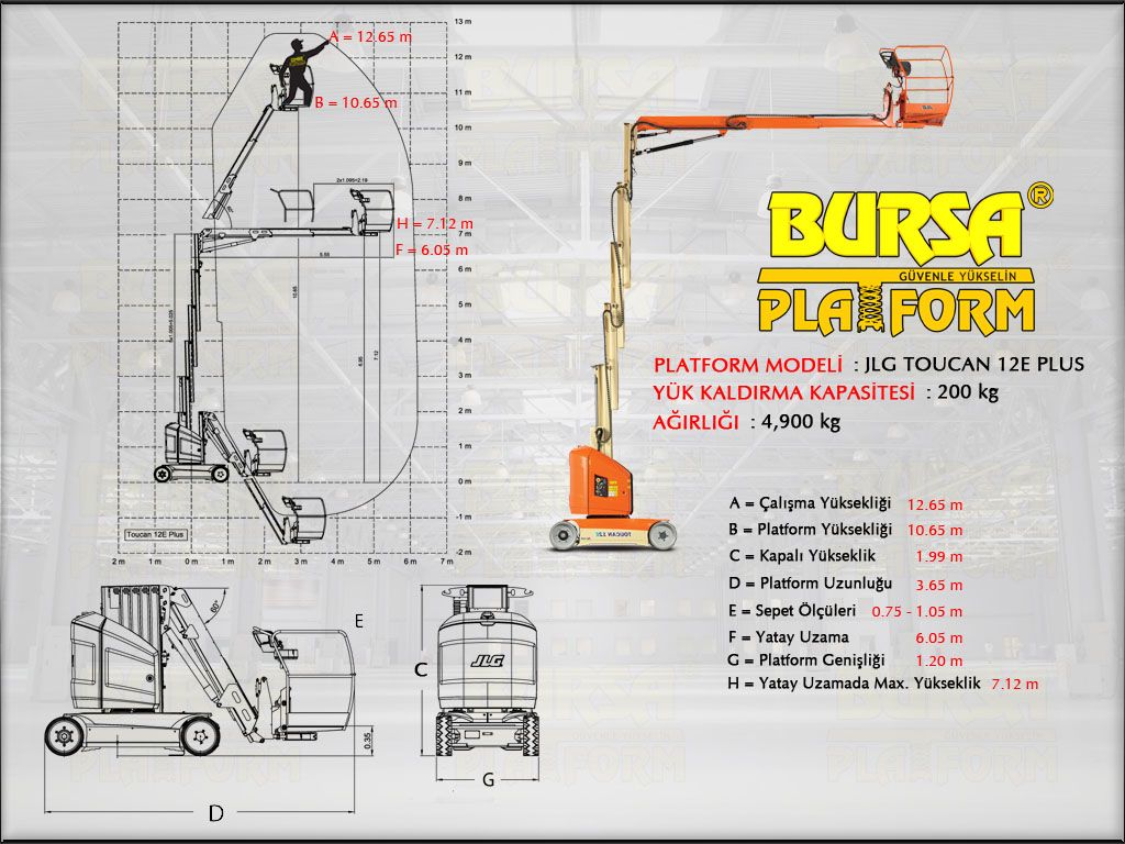 DKEY PLATFORM - 12  Metre Dikey Platform